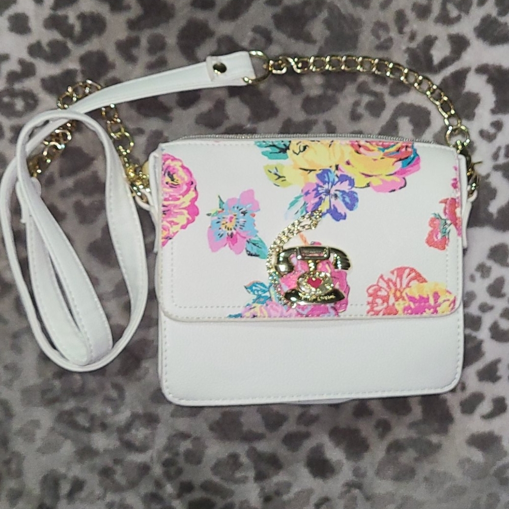 Betsey Johnson Clutch with strap